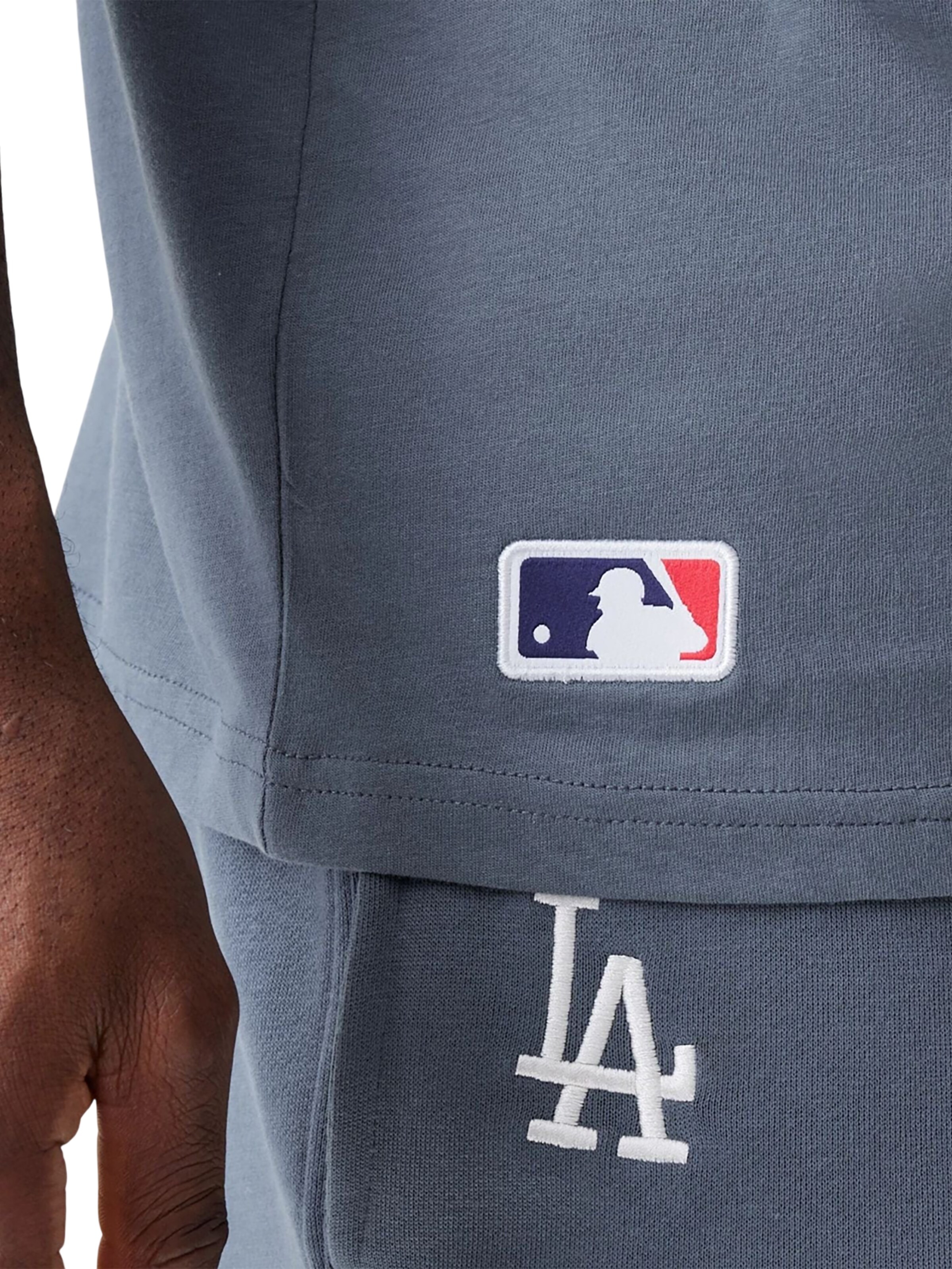 NEW ERA Shirt 'MLB League Essential LA Dodgers' in Grey