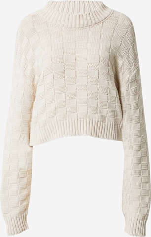 Pull-over 'Doro' A LOT LESS en blanc : devant