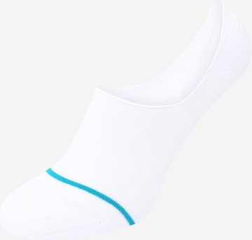 Chaussure basse 'NO SHOW' Stance en blanc : devant