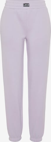 LASCANA Tapered Pants in Purple: front