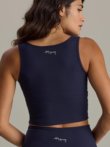 Haut de sport 'Longline Tank Ribbed' Hey Honey en bleu