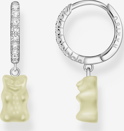 Thomas Sabo Earrings ' Goldbär' in Silver / White, Item view