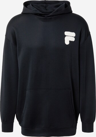 FILA Sweatshirt 'CATANZARO' in Zwart: voorkant