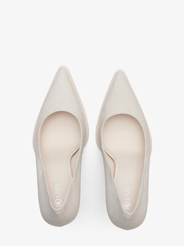 Estro Pumps met hoge voorkant '532-801' in Beige