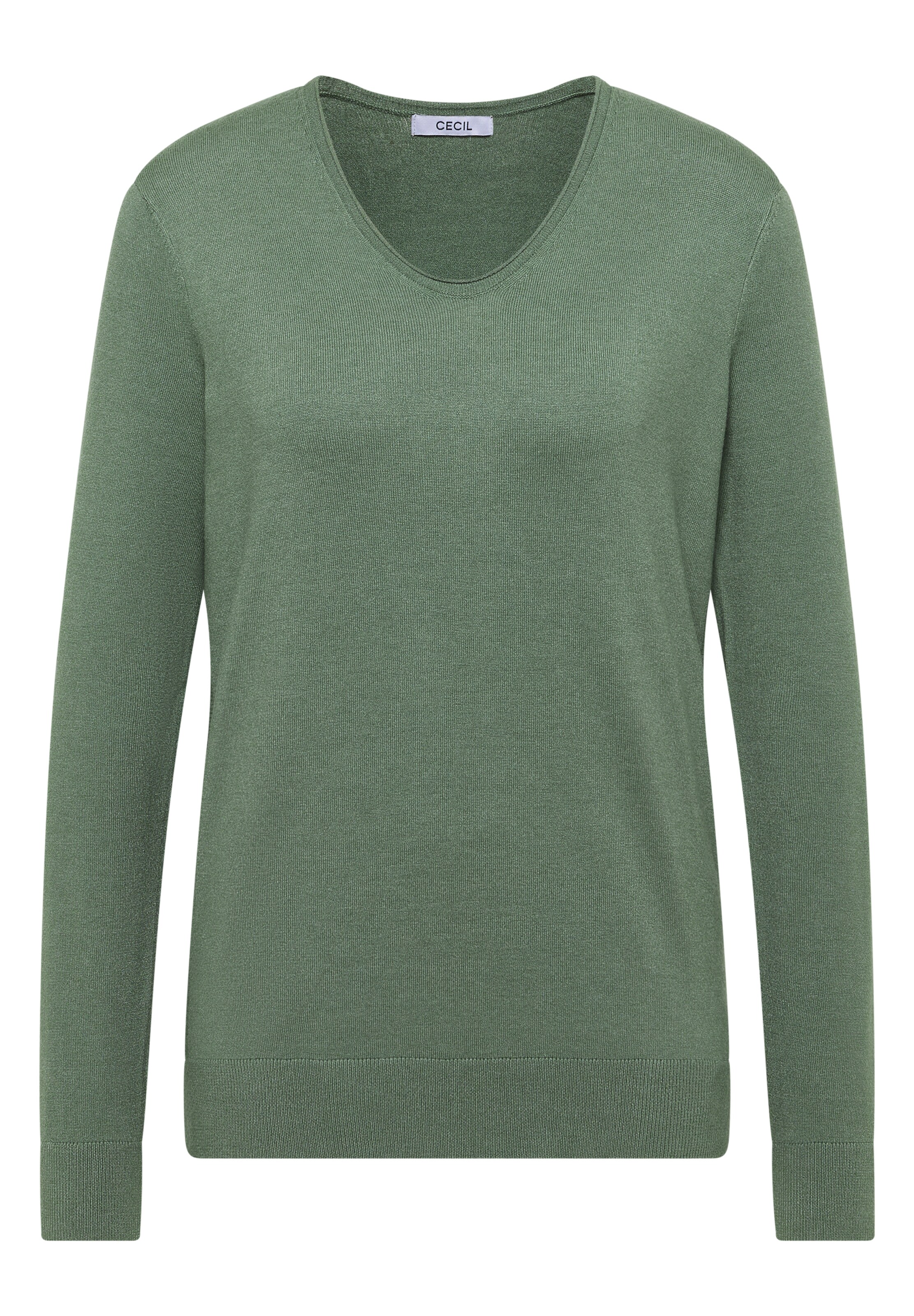 CECIL Pullover in Grün: Vorderseite