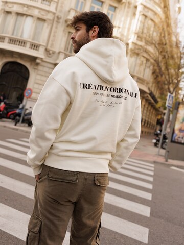 Sweat-shirt 'Malte' DAN FOX APPAREL en blanc