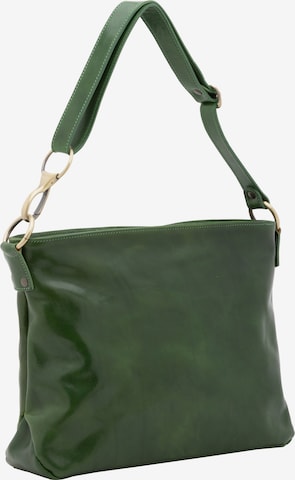 Viola Castellani Schultertasche in Grün: Vorderseite
