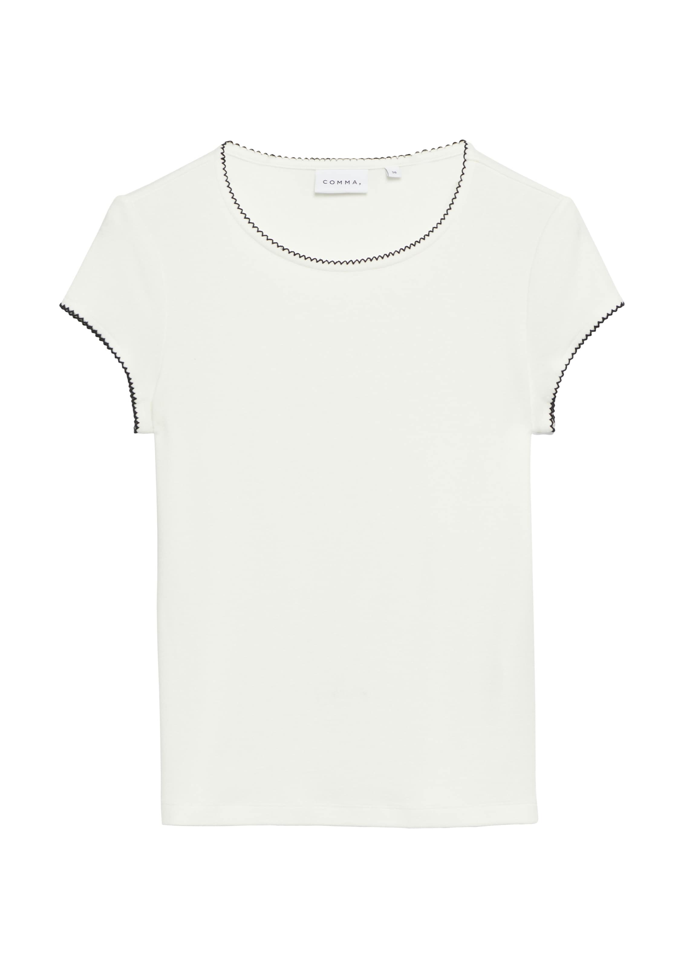 COMMA Shirt in Beige: front