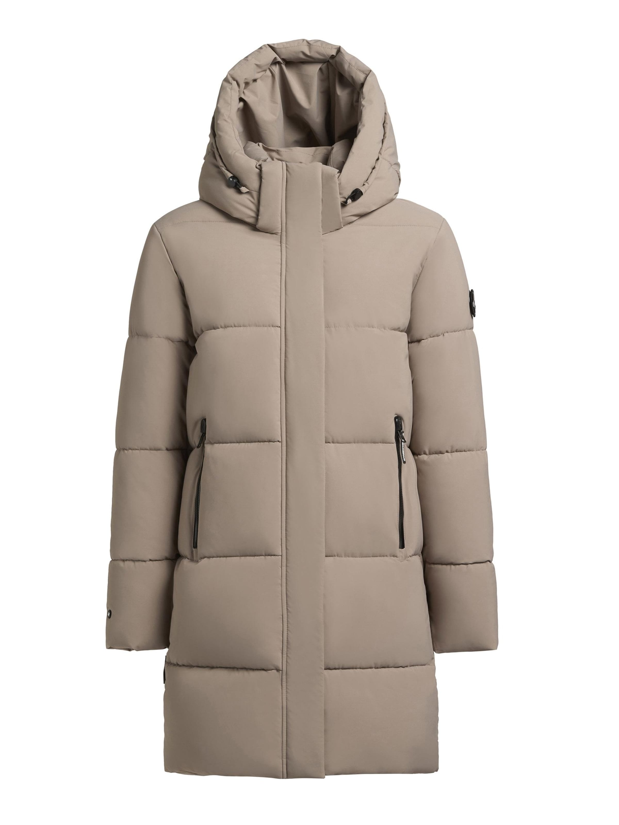 khujo Winter coat 'Haya Matt' in Grey: front