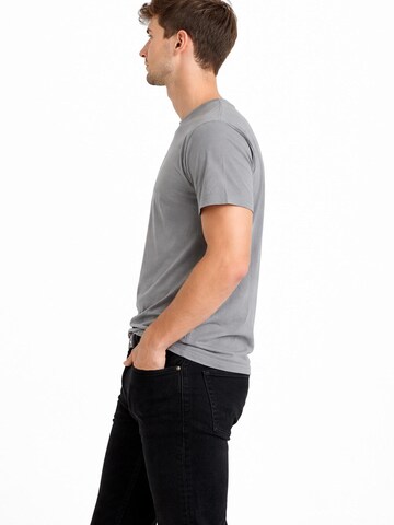 A Question Of (AQO) Shirt 'Anders Tee Garment Dyed' in Grey
