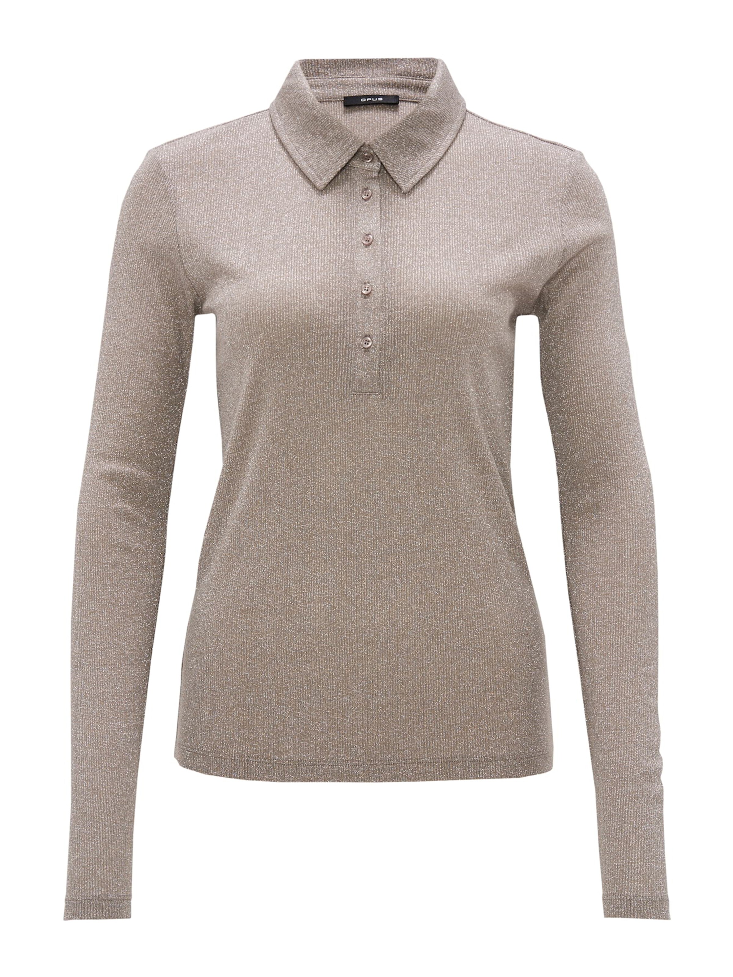 OPUS Poloshirt 'Sapippa' in Grau: Vorderseite