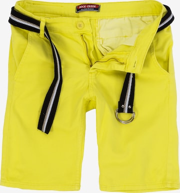 Rock Creek Regular Chino Pants in Yellow: front
