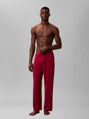 Pyjama long Calvin Klein en rouge