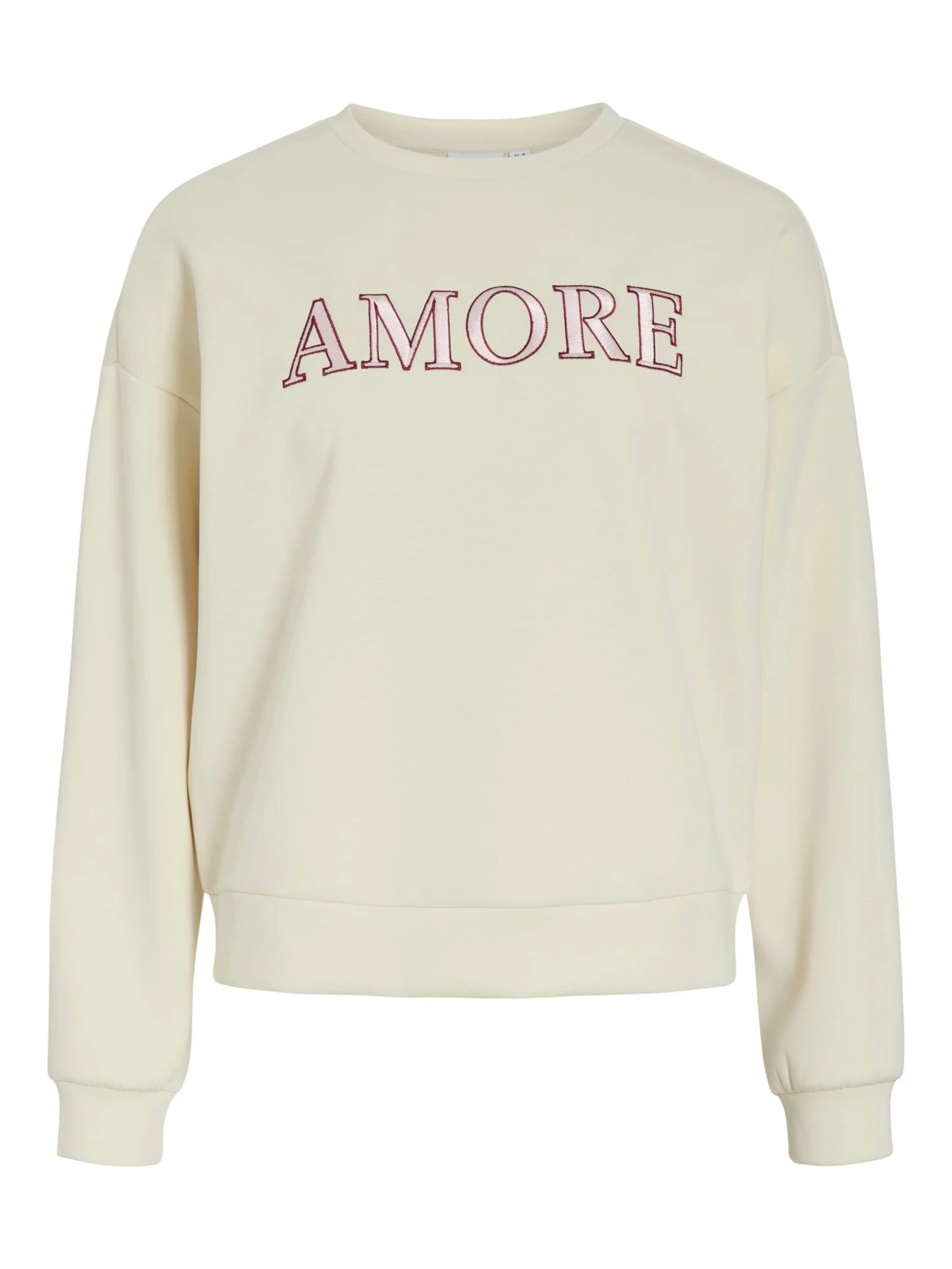 VILA Sweatshirt 'Reflect' in Beige: voorkant