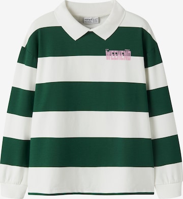 NAME IT Sweatshirt 'NKFLITOPOL' in Grün: Vorderseite