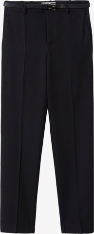 Pantaloni con piega frontale 'Boreal' di MANGO in nero: frontale