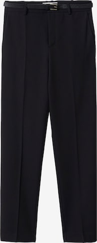 Regular Pantalon à plis 'Boreal' MANGO en noir : devant