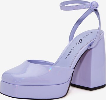 Katy Perry - Zapatos con plataforma 'THE UPLIFT ANKLE STRAP' en lila: frente