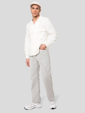 WEEKDAY - Comfort Fit Camisa 'Alfred' em bege