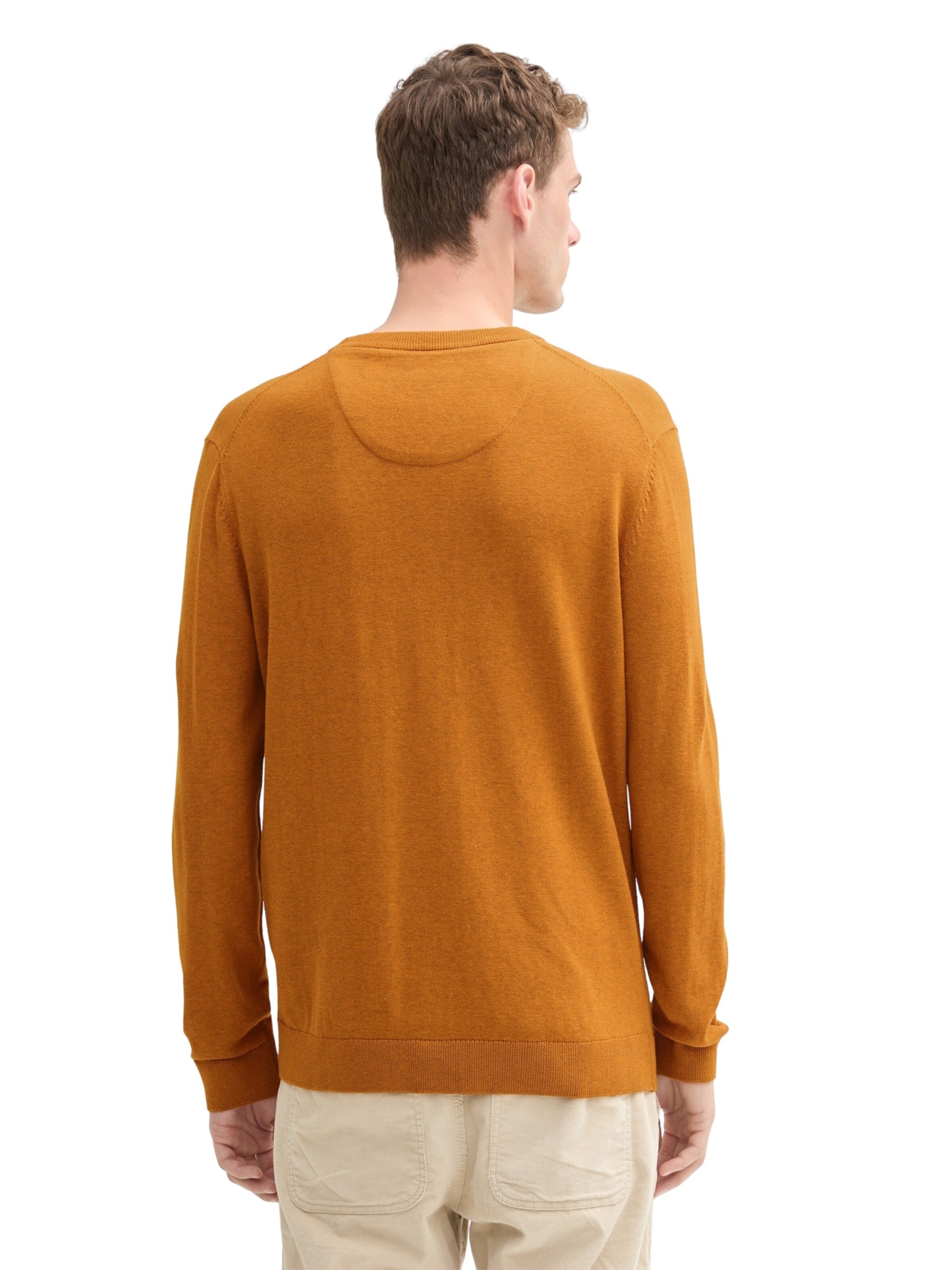 TOM TAILOR Sweater in Brown