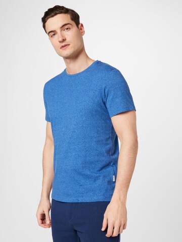 BLEND T-Shirt in Blau: predná strana