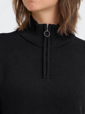 Oxmo Strickkleid ' OXFSANVA ' in Schwarz