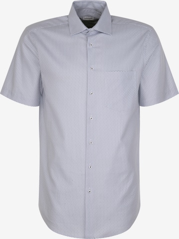 Coupe regular Chemise business SEIDENSTICKER en bleu : devant