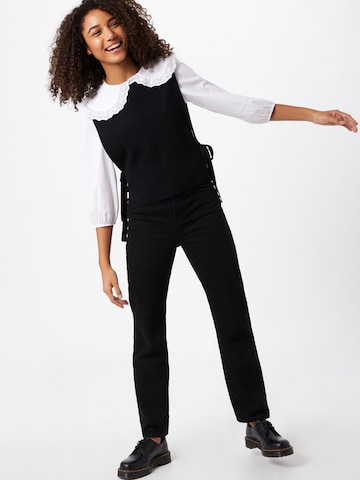 Miss Selfridge Blus 'Poplin' i vit