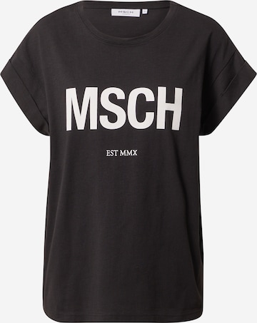 MSCH COPENHAGEN - Camiseta 'Alva' en negro: frente