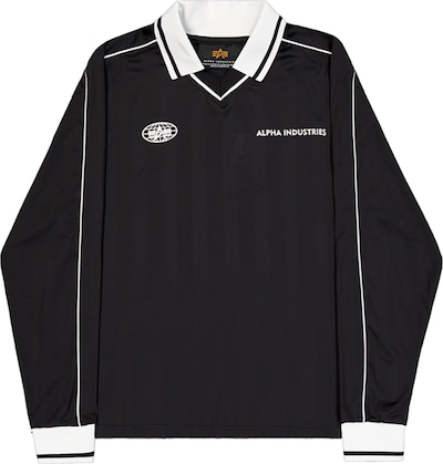 Maglietta in S ALPHA INDUSTRIES di colore nero / bianco, Visualizzazione prodotti