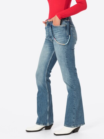 Evazați Jeans 'LINDENHOF' de la Goldgarn pe albastru: față