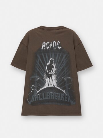 Pull&Bear T-Shirt in Braun
