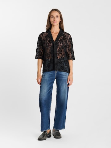 Le Temps Des Cerises Blouse 'DRAZIC' in Zwart
