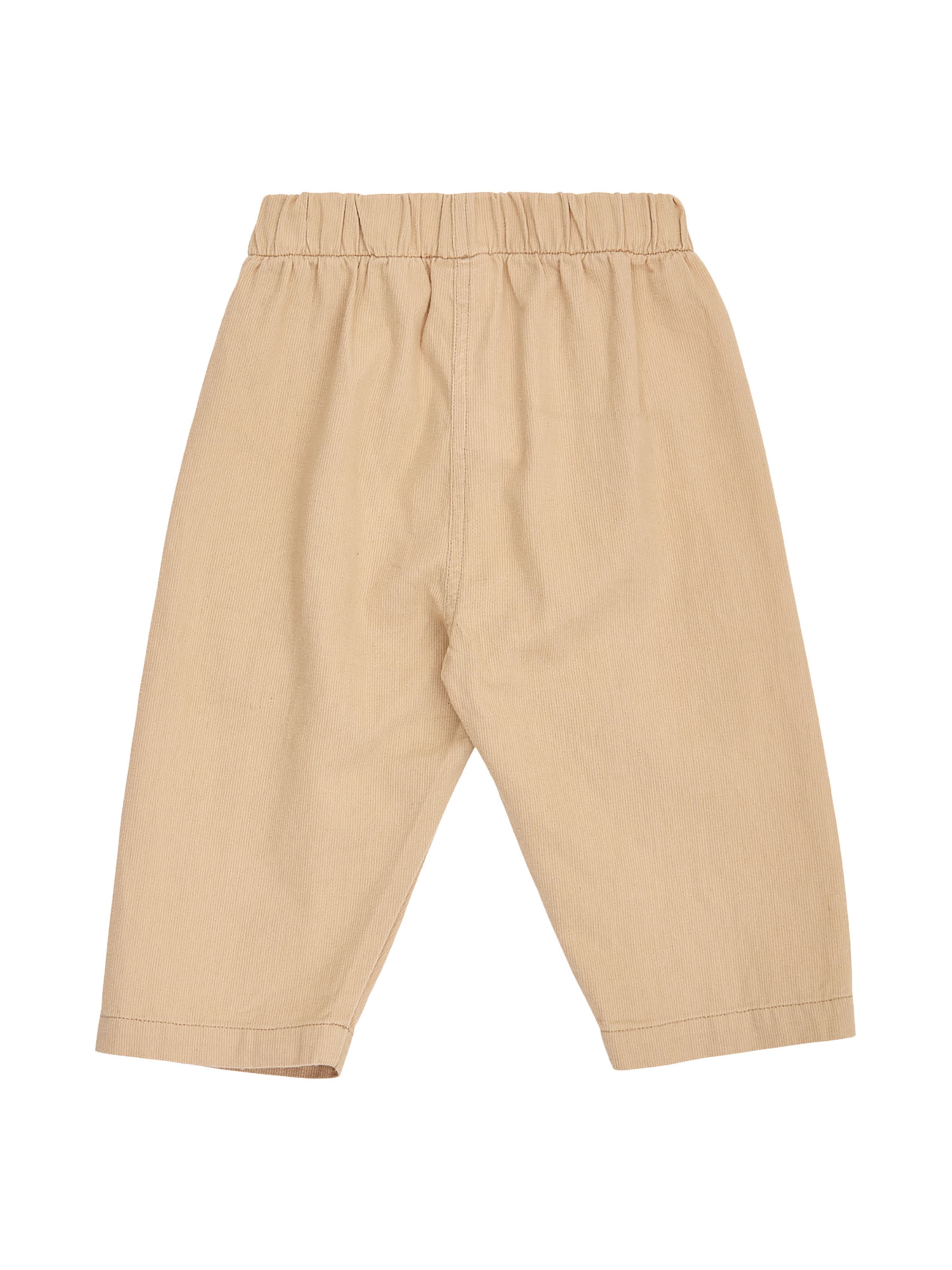 Loosefit Pantalon Müsli by GREEN COTTON en marron
