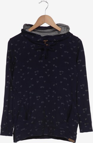 s'questo Sweatshirt & Zip-Up Hoodie in S in Blue: front