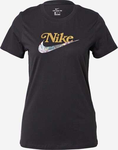 Nike Sportswear Тениска в злато / пъстро / черно, Преглед на продукта