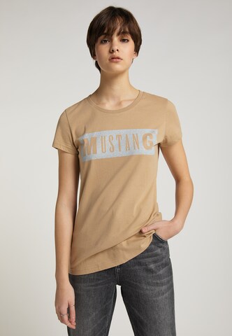 MUSTANG Shirt in Brown: front