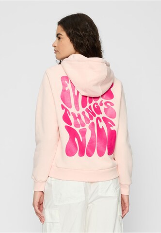 Miss Tee Sweatshirt 'Every Things Nice' in Pink
