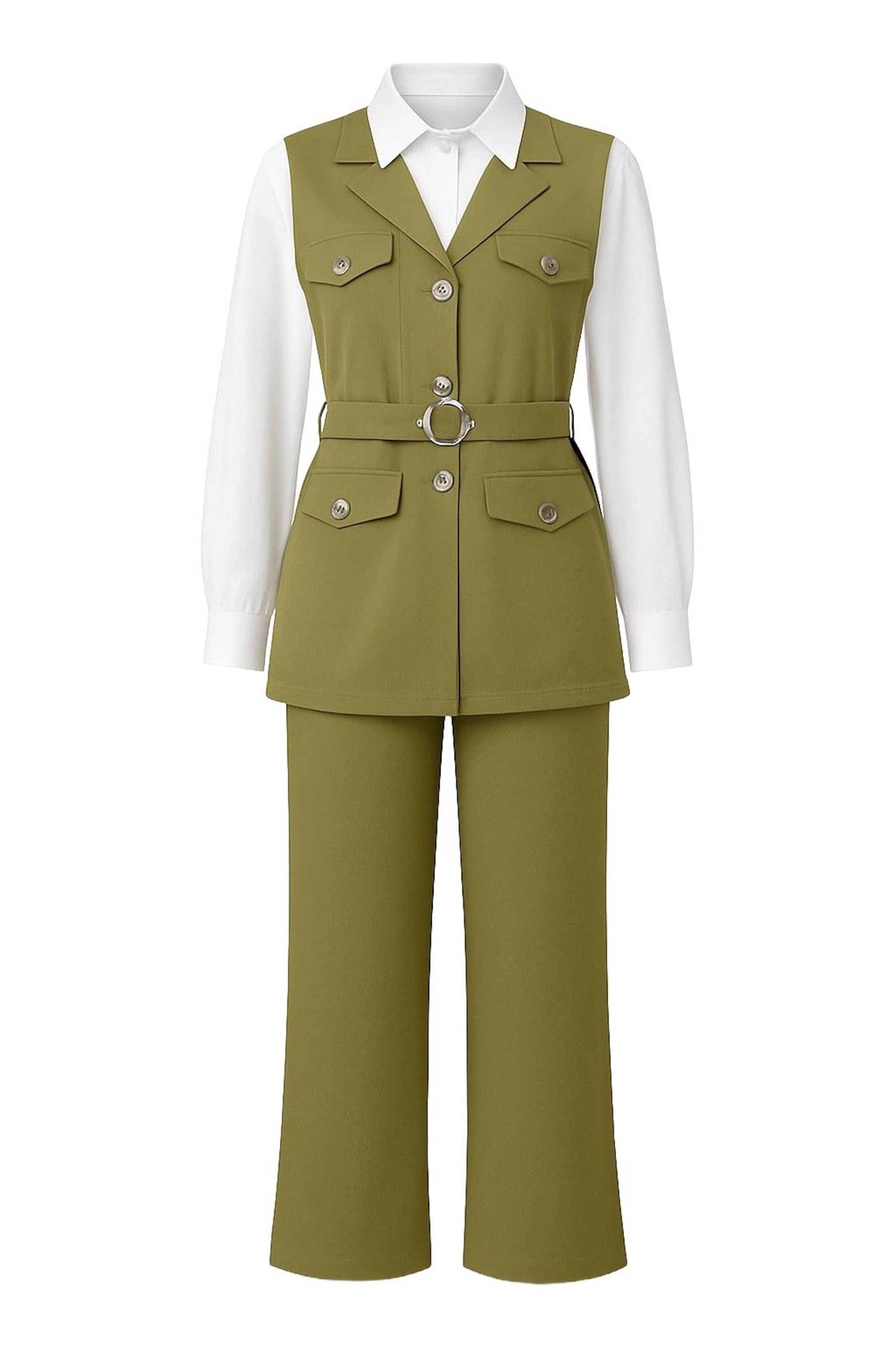 MODAMIHRAM Hosenanzug in Grün: Vorderseite