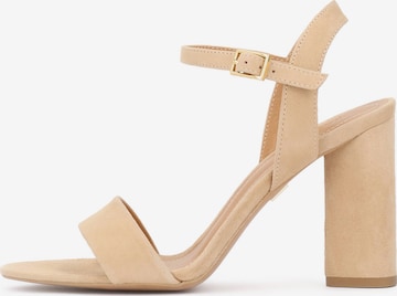 Kazar Remmisandaalit värissä beige: etupuoli