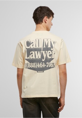 MARKET T-Shirt 'Call My Lawyer' in Beige: Vorderseite
