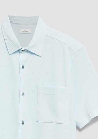 s.Oliver Comfort fit Overhemd in Blauw