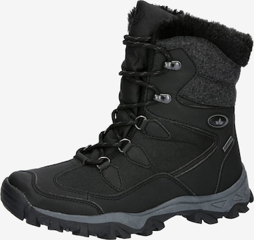 LICO Snowboots 'Linna' in Zwart: voorkant