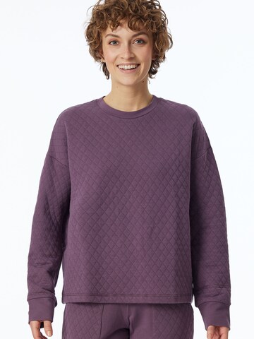 SCHIESSER Sweatshirt ' Mix & Relax ' in Roze: voorkant