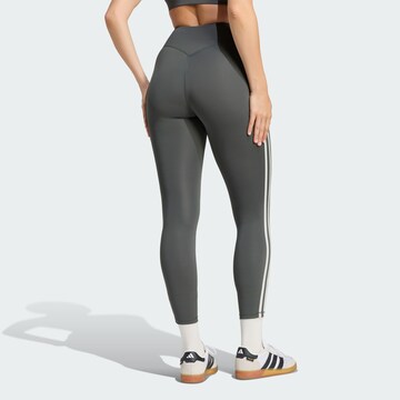 ADIDAS PERFORMANCE Skinny Workout Pants 'Superstar' in Grey