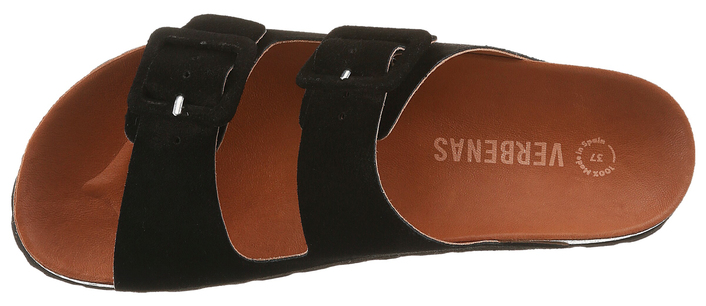 VERBENAS Mules in Black