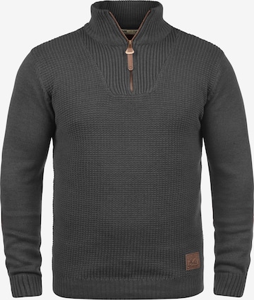 !Solid Pullover 'Tommy' in Grau: Vorderseite