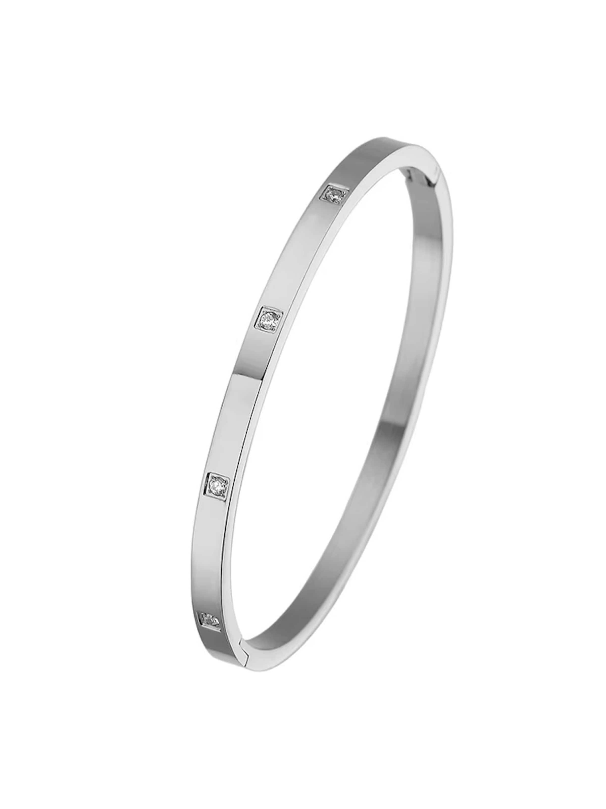 Cala Rose Armband 'MIRAY'‌ in Silber: Vorderseite