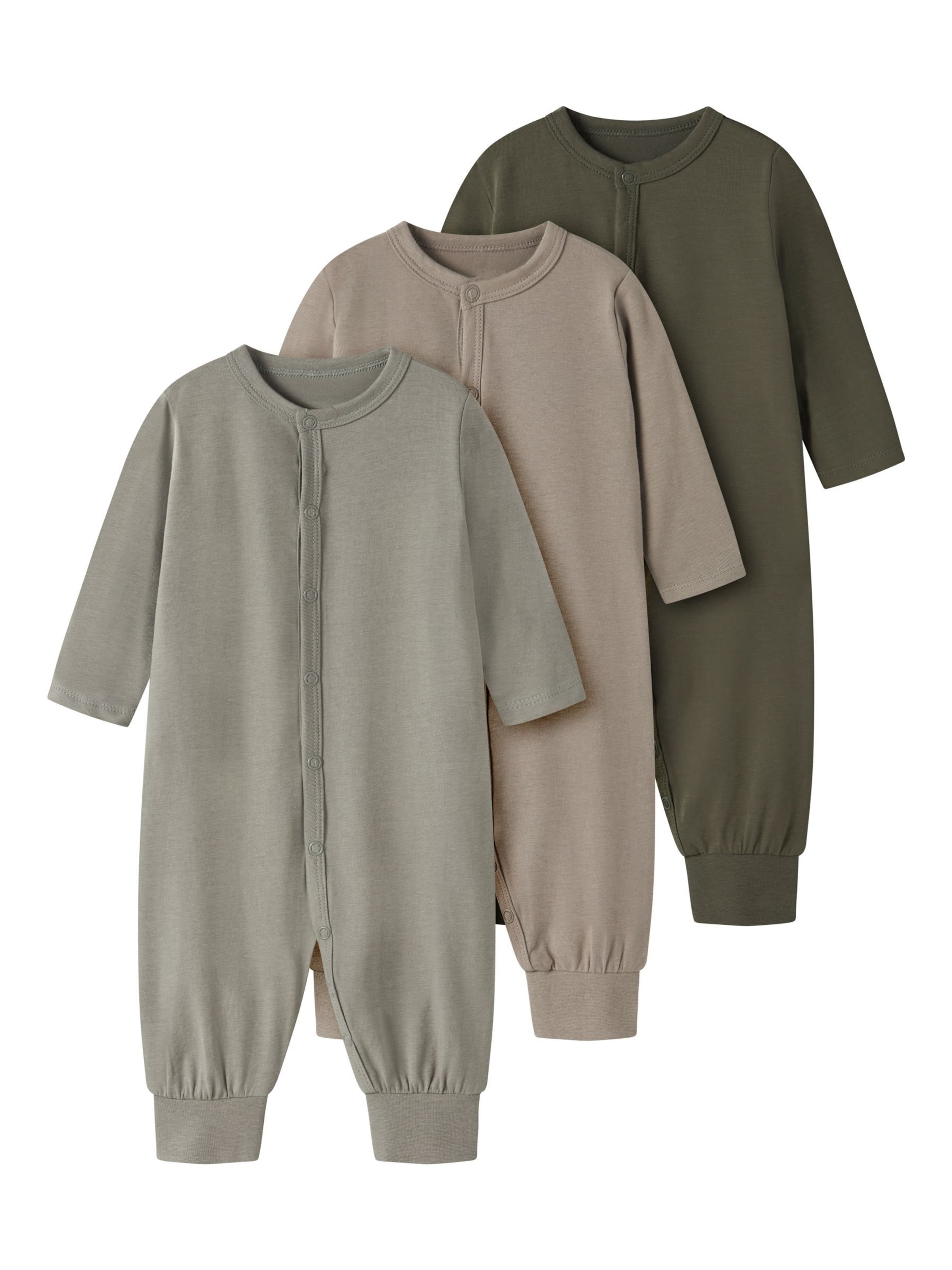 TWO SOON Schlafanzug in Braun: Vorderseite