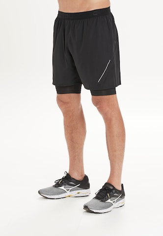 ENDURANCE Regular Workout Pants 'Airy' in Black: front